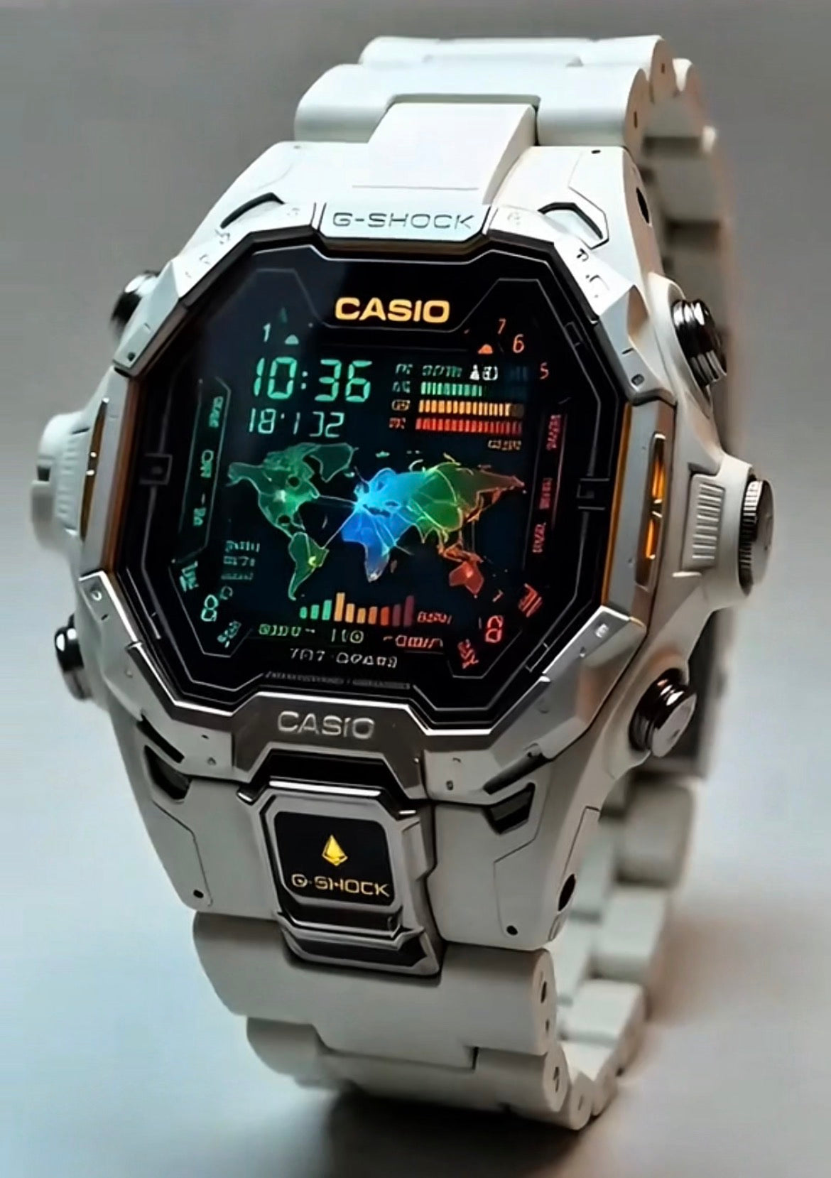 Premium Analog & Digital Men's Watch – Stylish Waterproof Sports Timepiece