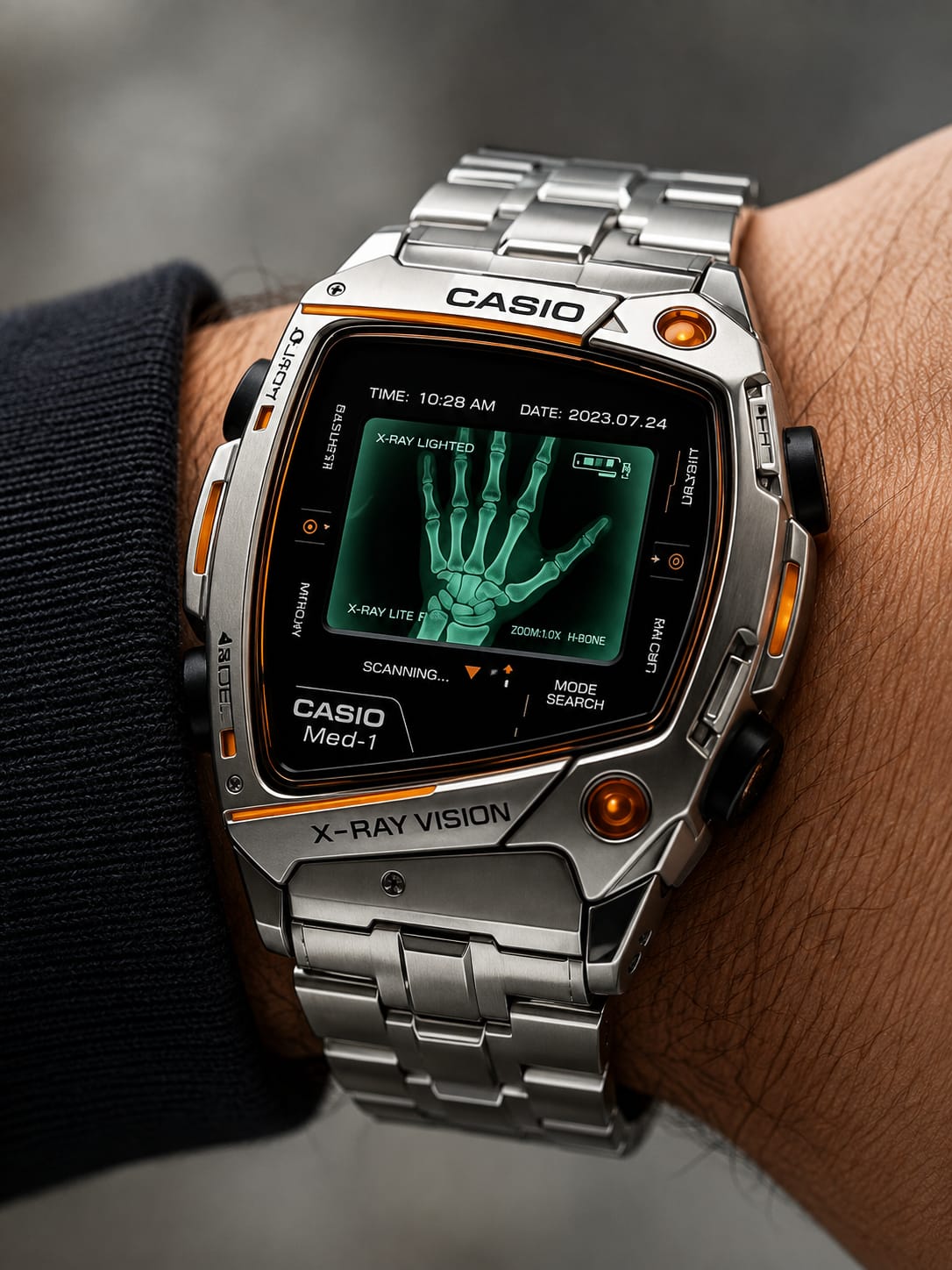 Futuristic Tactical Digital Smart Watch