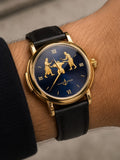 Classic Luxury Roman Numeral Leather Strap Watch